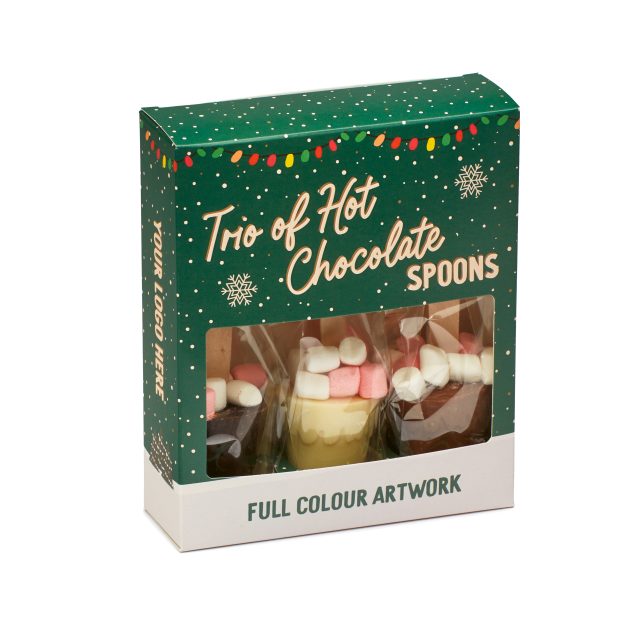 Winter Collection – Trio of Hot Chocolate Spoon – Milk, White & Dark
