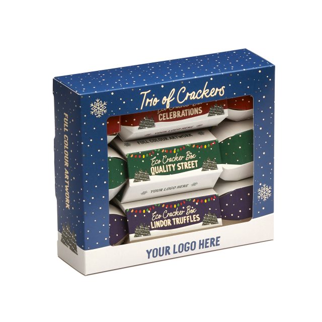 Winter Collection – Trio of Crackers – Celebrations, Quality Street & Lindor Truffles